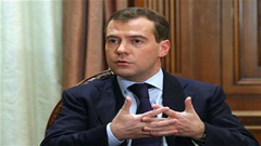 Tổng thống Nga Medvedev.  
